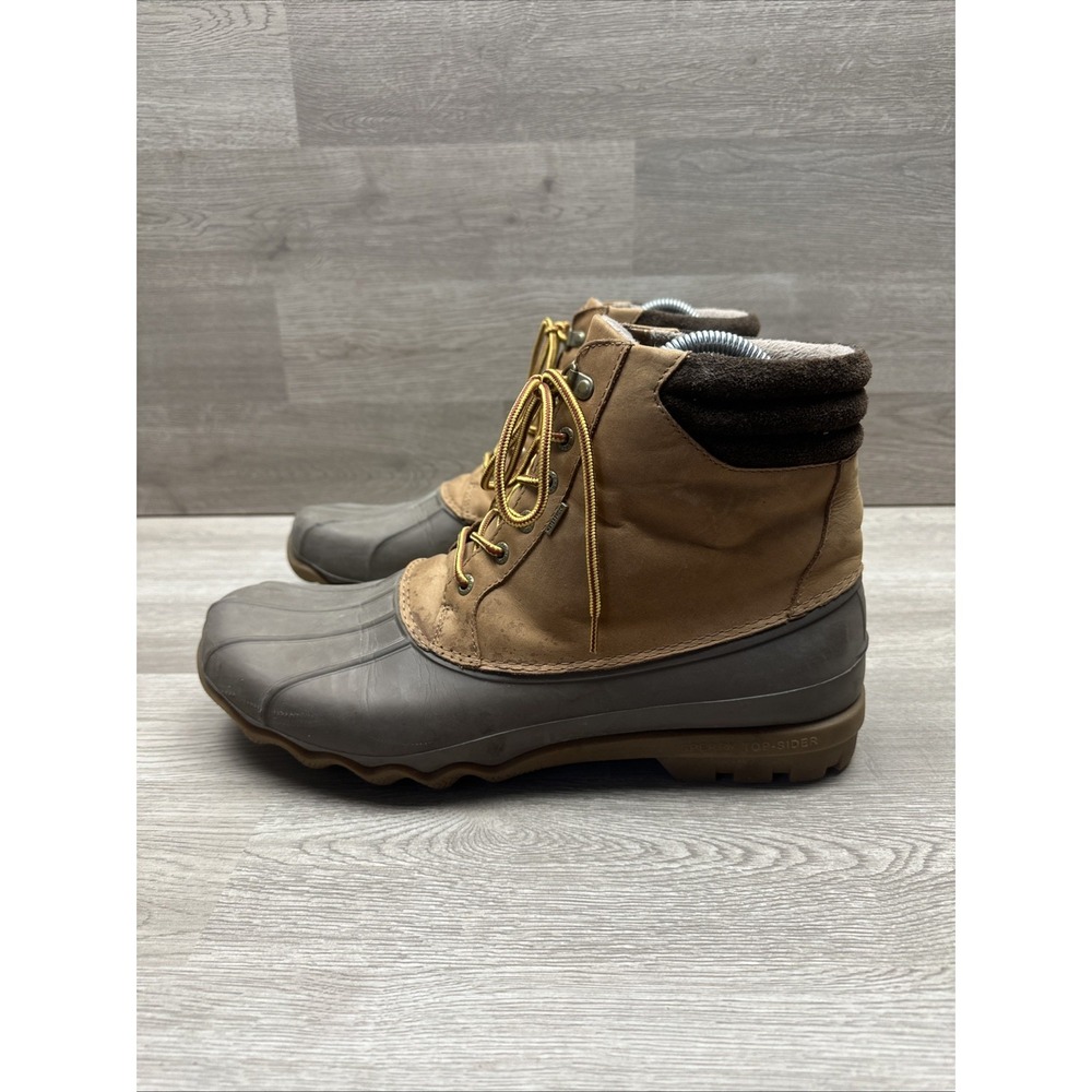 Sperry Top-Sider Men's Avenue Duck Boot Tan Brown Size 13M STS12126 Very Nice - Picture 5 of 12